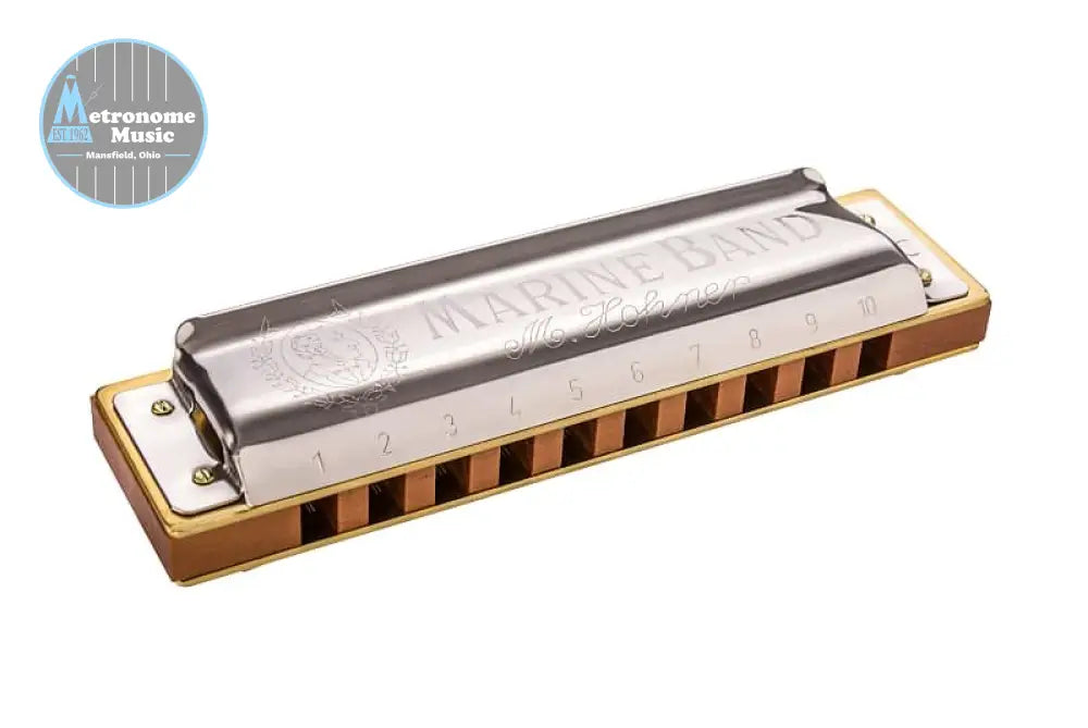 Hohner Marine Band 1896 Harmonica- Key of D - Metronome Music Inc.