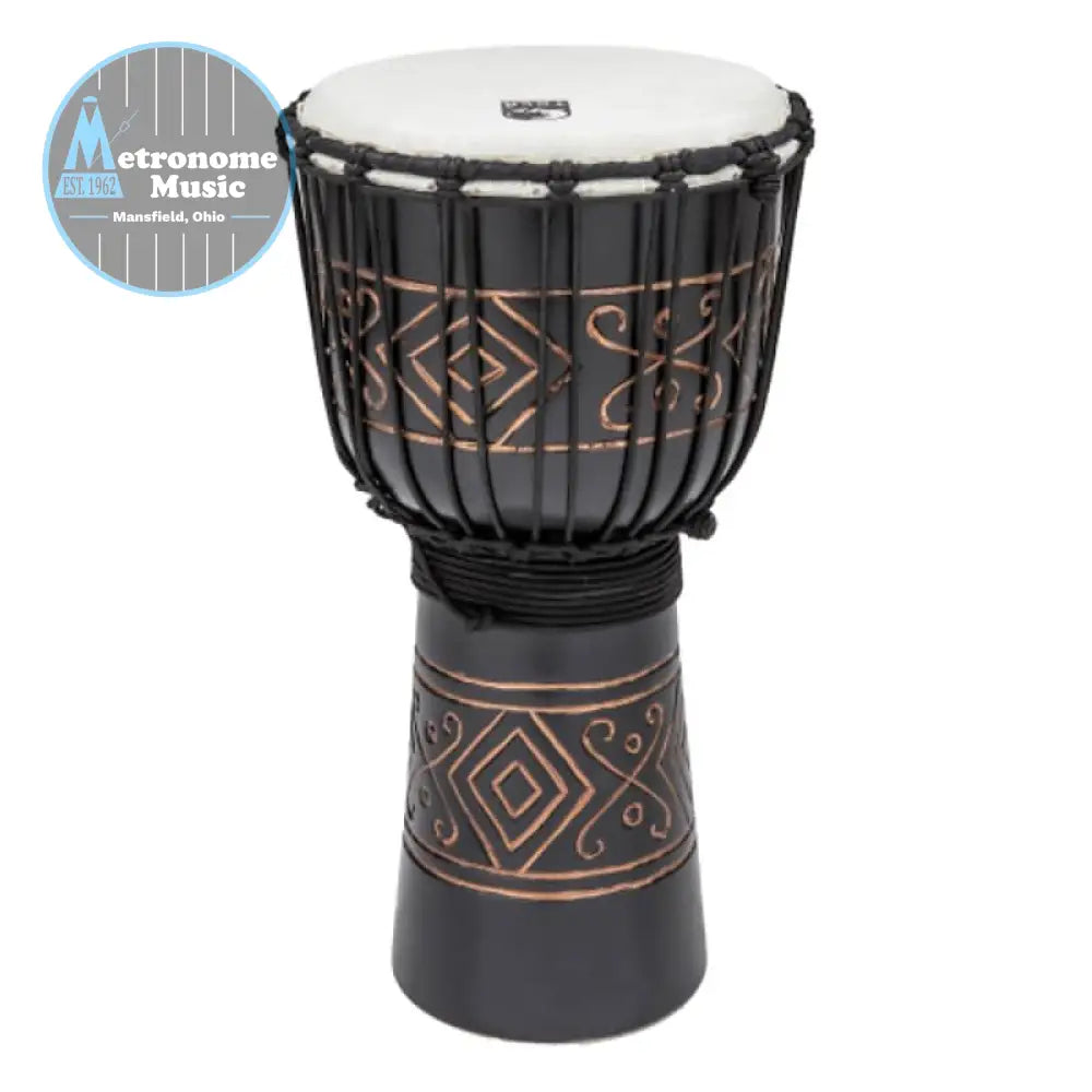 Toca Street Series Djembe - Black Onyx, Medium - Metronome Music Inc.