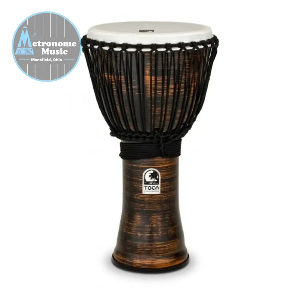 Toca Freestyle II Rope Tuned 12” Djembe - Metronome Music Inc.