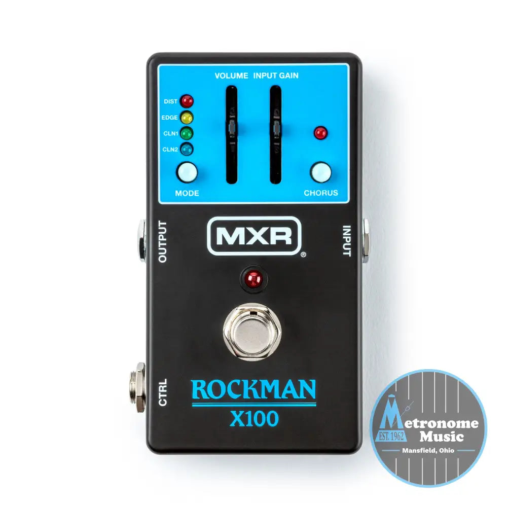 MXR ROCKMAN X100 ANALOG TONE PROCESSOR - Metronome Music Inc.