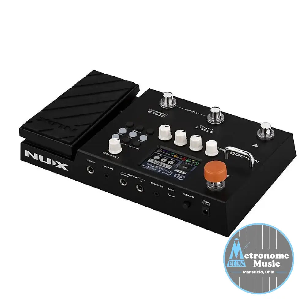 NuX MG-400 Modeling Guitar & Bass Effects Processor - Metronome Music Inc.