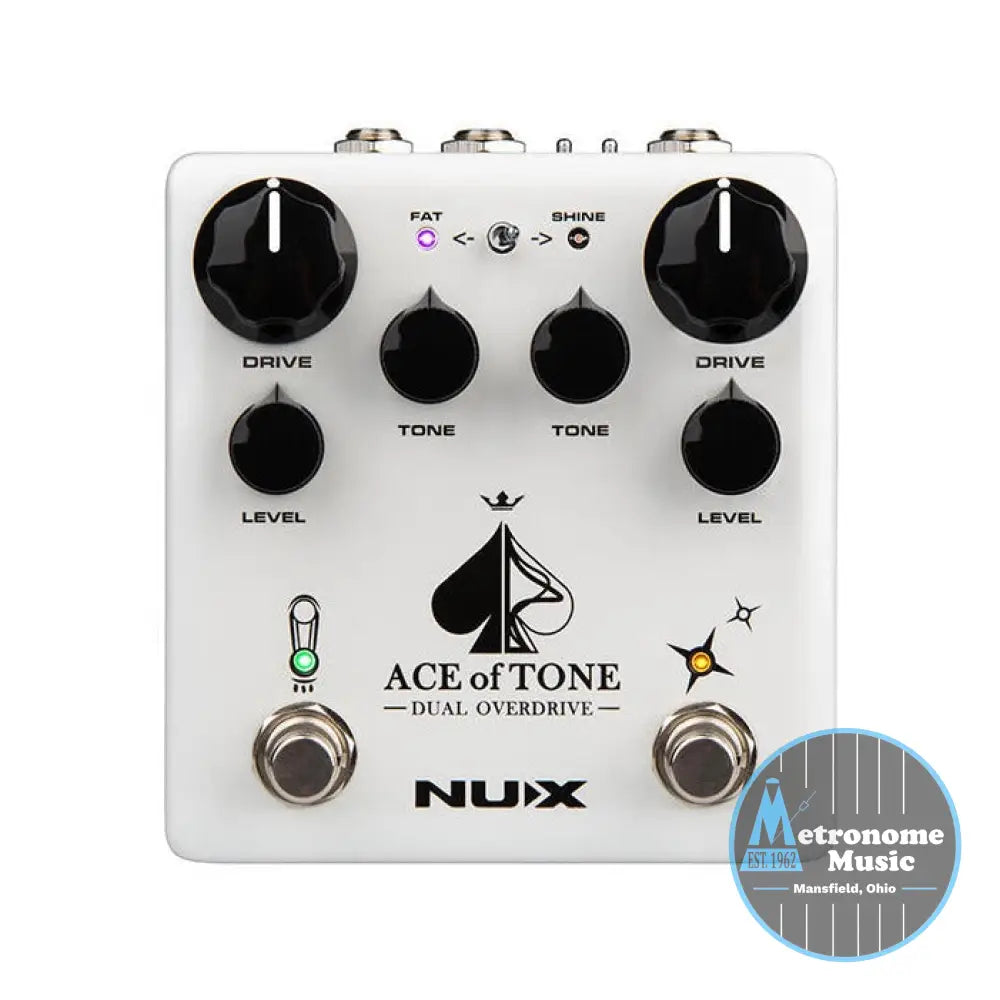 NUX ND-O5 Ace of Tone Dual Overdrive - Metronome Music Inc.