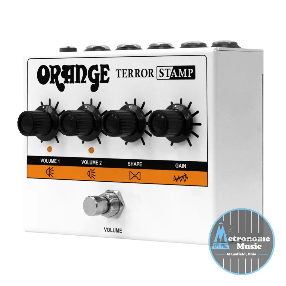 Orange Terror Stamp 20-watt Valve Hybrid Guitar Amp Pedal - Metronome Music Inc.