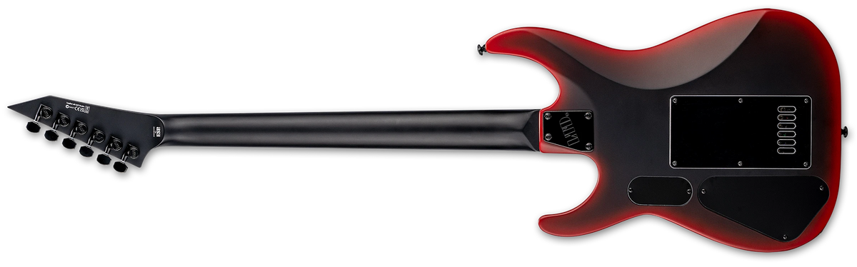 ESP LTD M-6 EVERTUNE 30 BLACK METAL - BLACK RED BURST SATIN