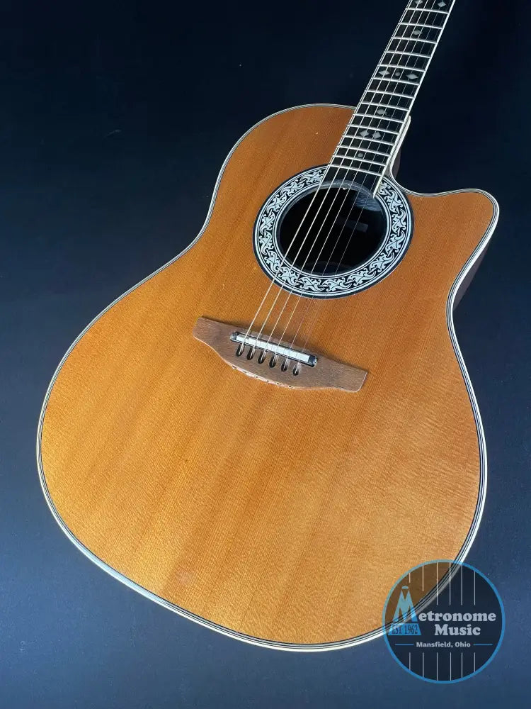 1989年製 Ovation USA Legend 1767 貴重トップ割れ無し Ovation 1767 Legend - Natural (1980s)