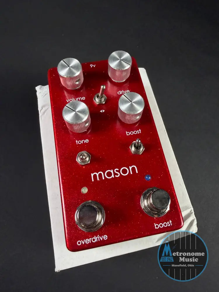 Preston Pedals Mason Dual Overdrive Red Sparkle (Used) - Guitar Effects