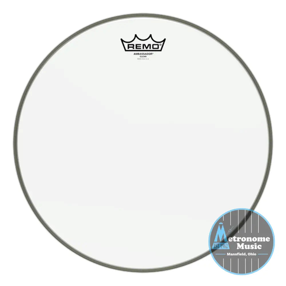 Remo Ambassador Clear Drumhead- 10" - Metronome Music Inc.