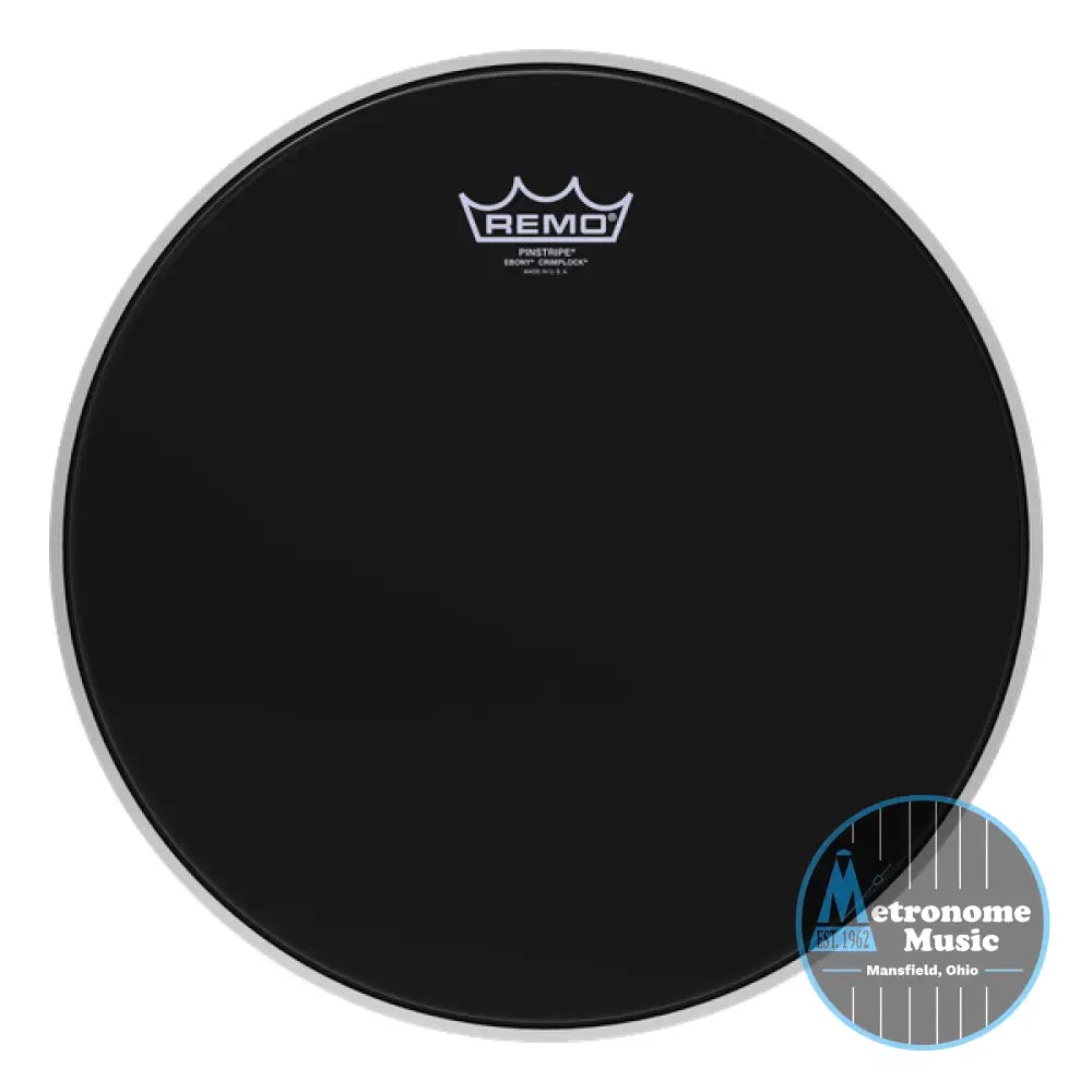 Remo Pinstripe Ebony Crimplock, Tenor- 13" - Metronome Music Inc.