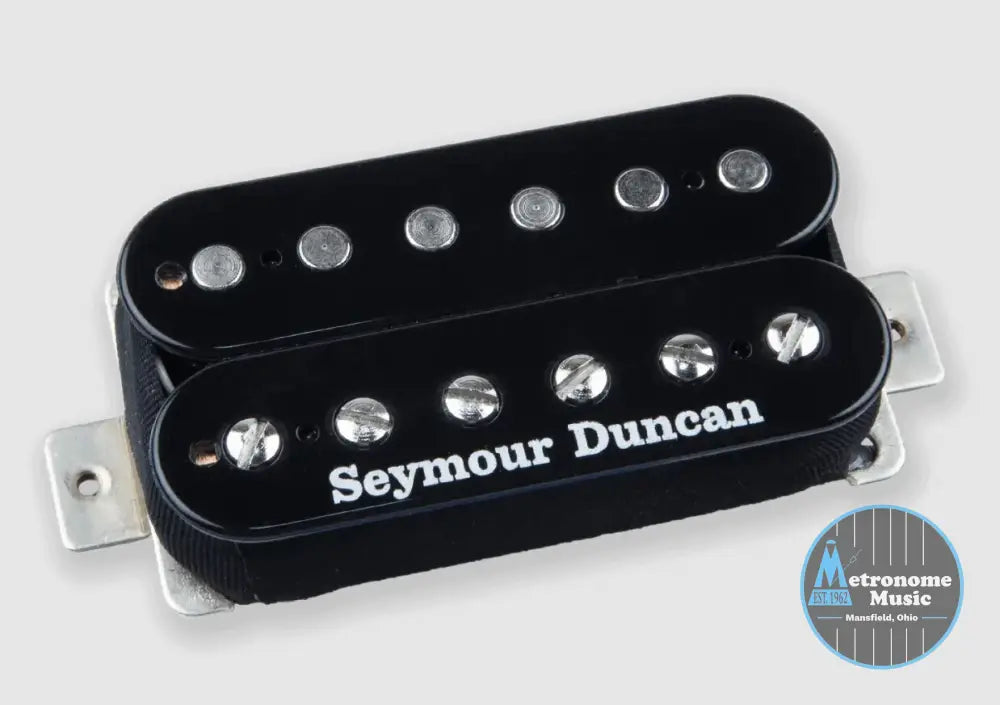 Seymour Duncan Duncan Custom, Bridge Classic Medium Output Humbucker Pickup- Black - Metronome Music Inc.