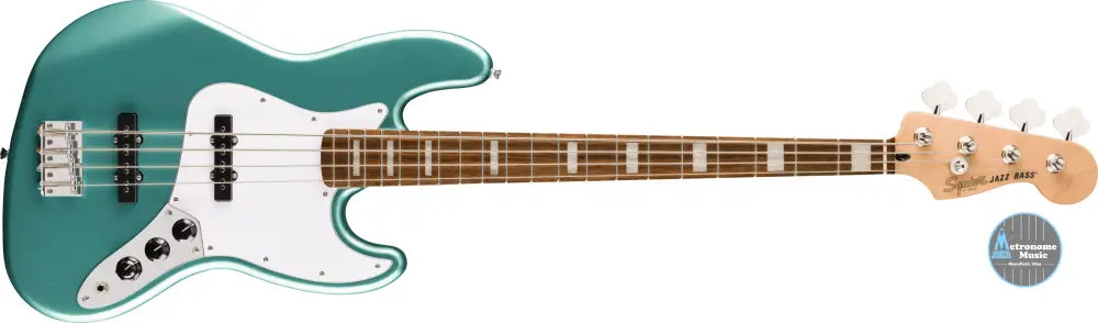 Squier Affinity Series Active Jazz Bass - Mystic Sea Foam Green - Metronome Music Inc.