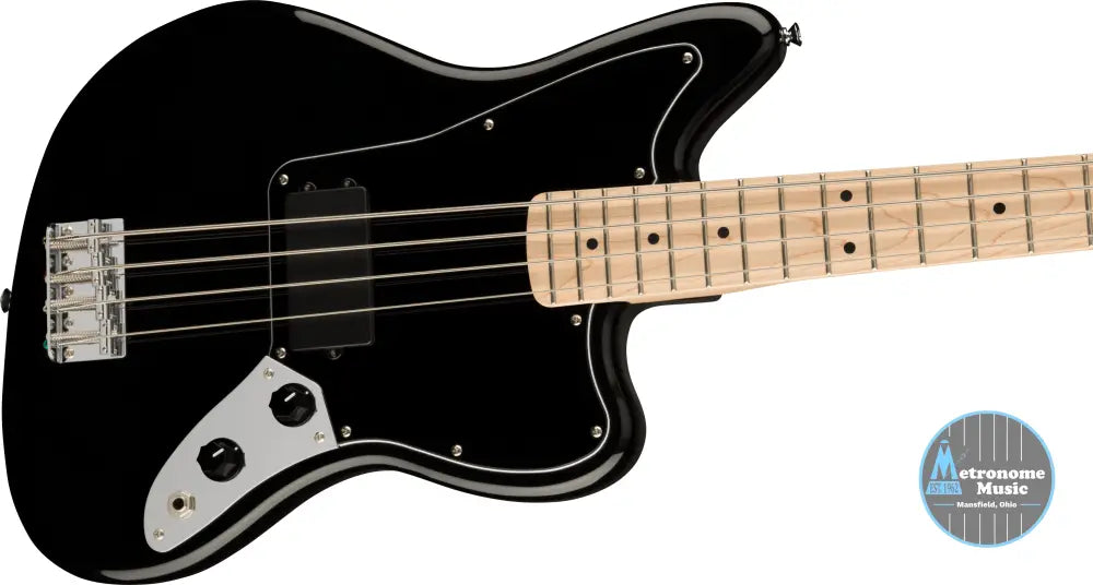 Squier Affinity Series Jaguar Bass H - Black - Metronome Music Inc.