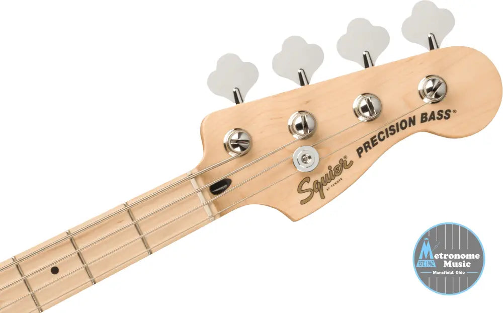 Squier Affinity Series Precision Bass PJ, Maple - Black - Metronome Music Inc.