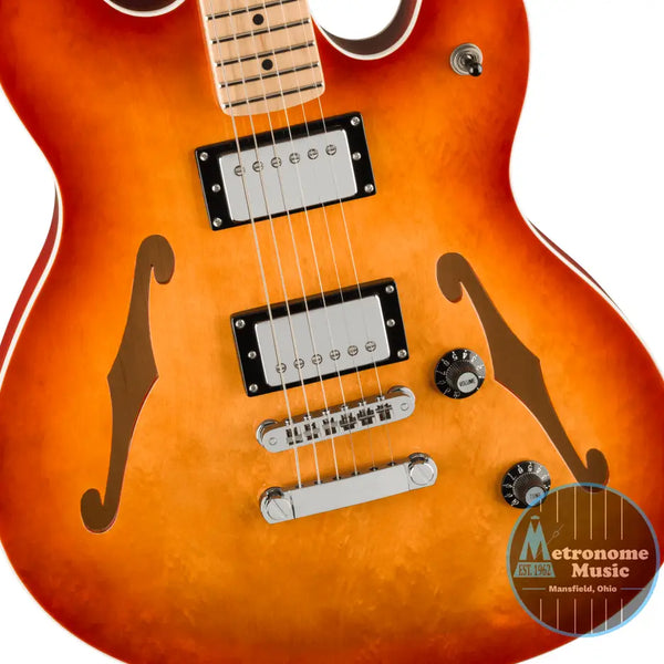Squierエレキギター Affinity Series サンバースト Squier Affinity Series Starcaster Deluxe - Sienna Sunburst