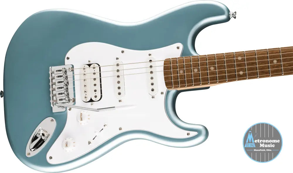 Squier Affinity Series Stratocaster Junior HSS - Ice Blue Metallic - Metronome Music Inc.