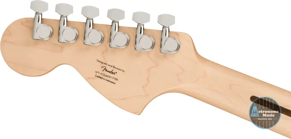 Squier Affinity Series Stratocaster, Maple - Olympic White - Metronome Music Inc.