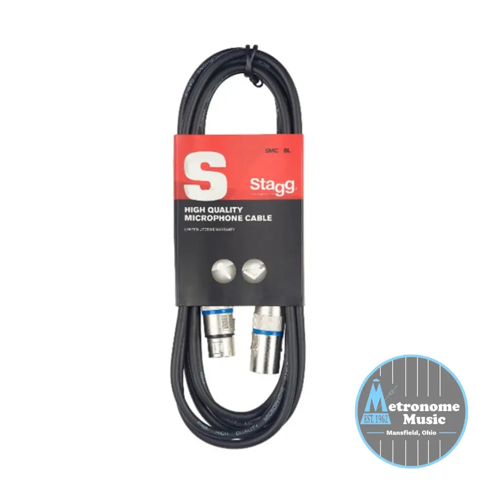 Stagg Microphone cable, XLR/XLR (m/f), 6 m (20') - Metronome Music Inc.