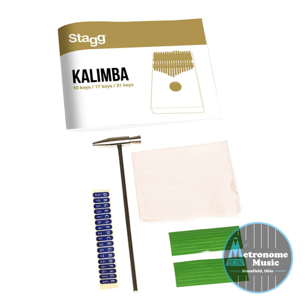 Stagg Zebra Wood E-Kalimba 21 Keys - Kalimba