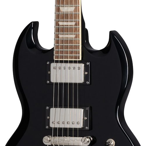 Epiphone Power Players SG Dark Matter Ebony w/gig bag - Metronome Music Inc.