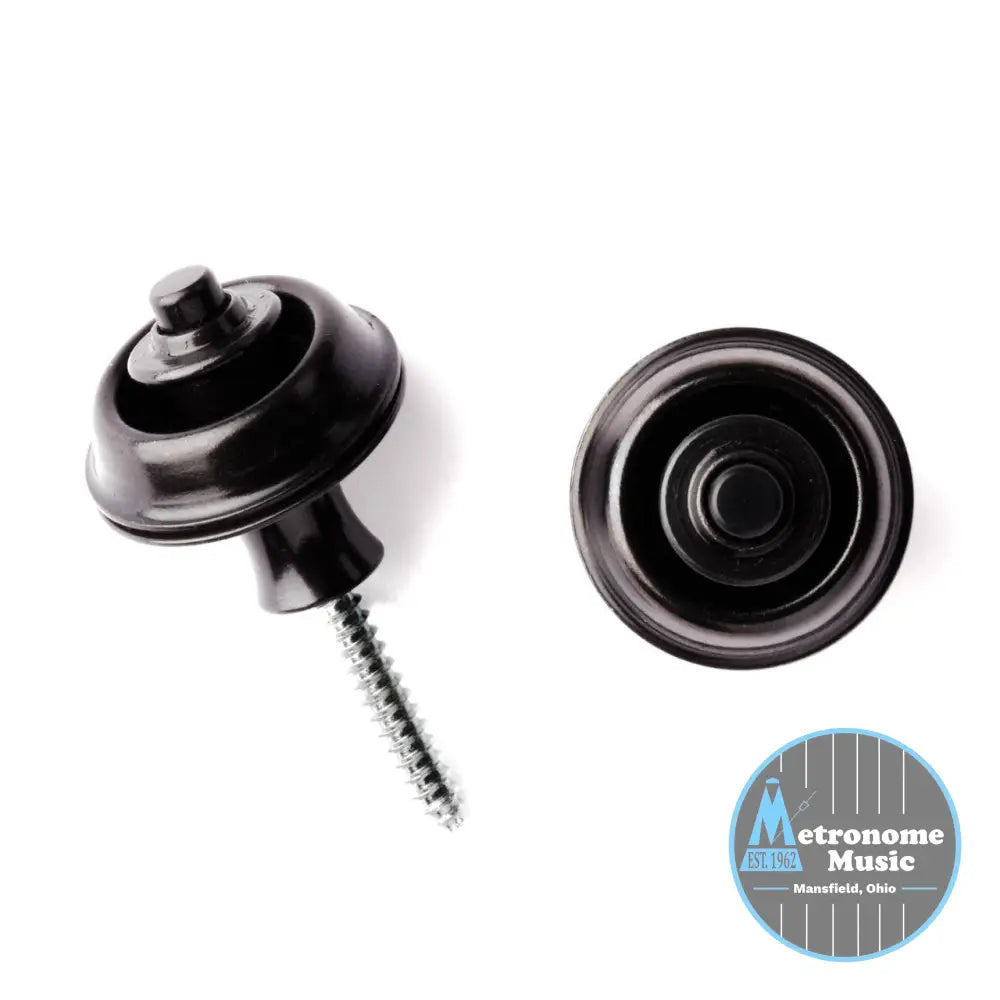 STRAPLOK® STRAP RETAINERS ORIGINAL - BLACK OXIDE - Metronome Music Inc.