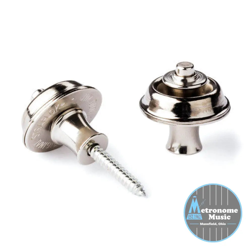 STRAPLOK® STRAP RETAINERS ORIGINAL - NICKEL - Metronome Music Inc.