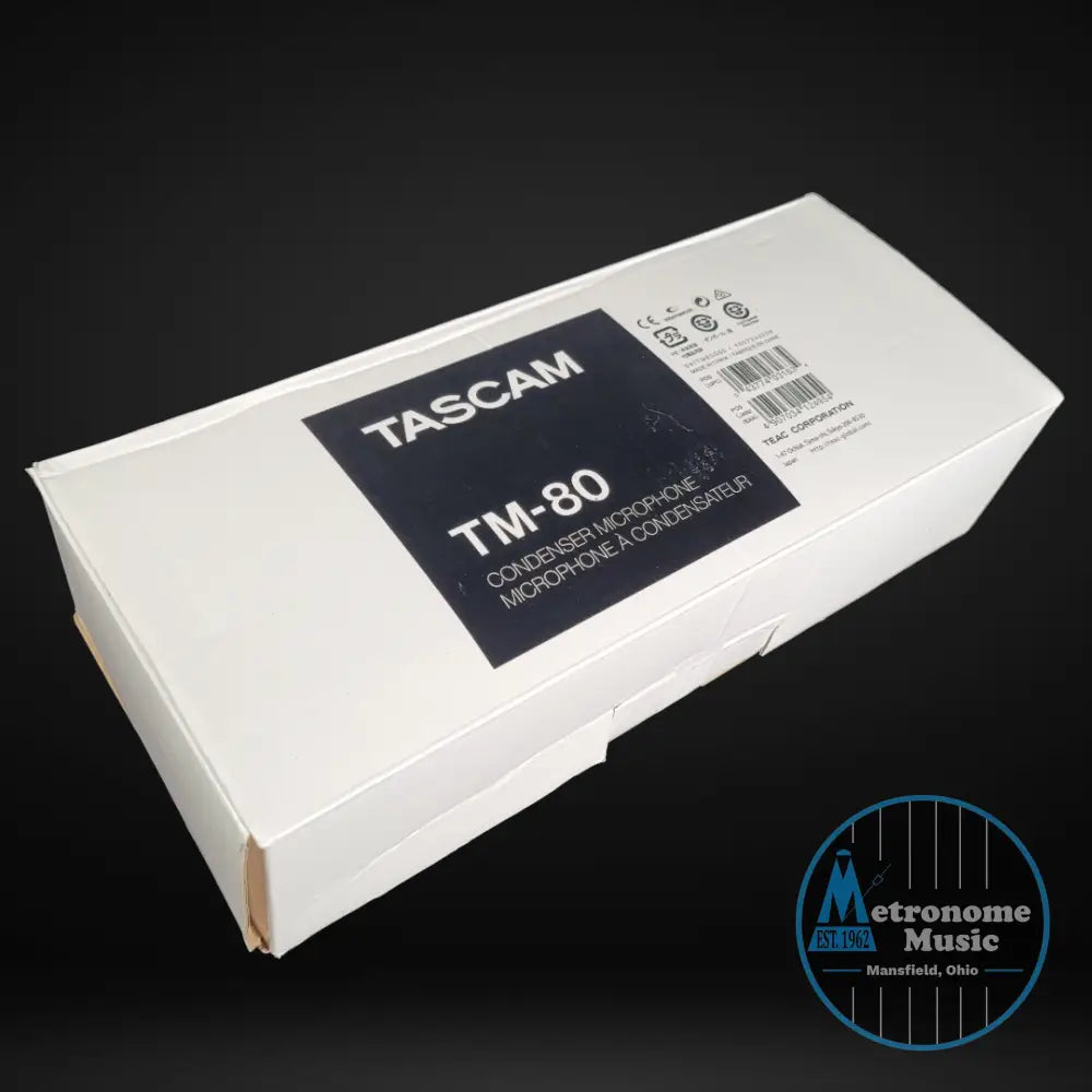 Tascam TM-80 Cardioid Condenser Microphone - Metronome Music Inc.