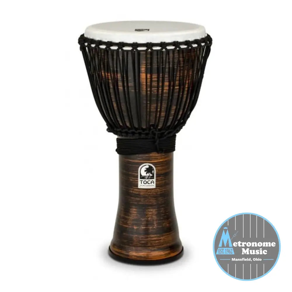 Toca Freestyle II Rope Tuned 12” Djembe - Metronome Music Inc.