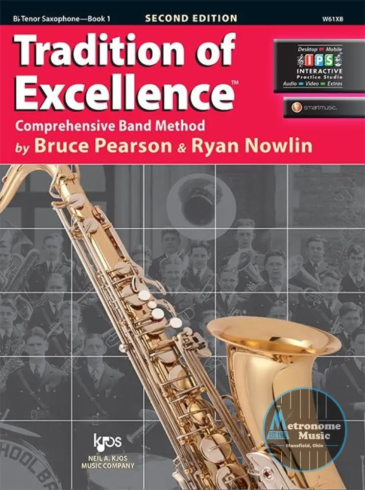 Tradition of Excellence Book 1- Bb Tenor Saxophone - Metronome Music Inc.