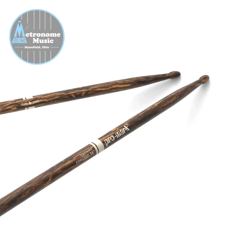 ProMark Classic Forward 5B FireGrain Hickory, Wood Tip - Metronome Music Inc.