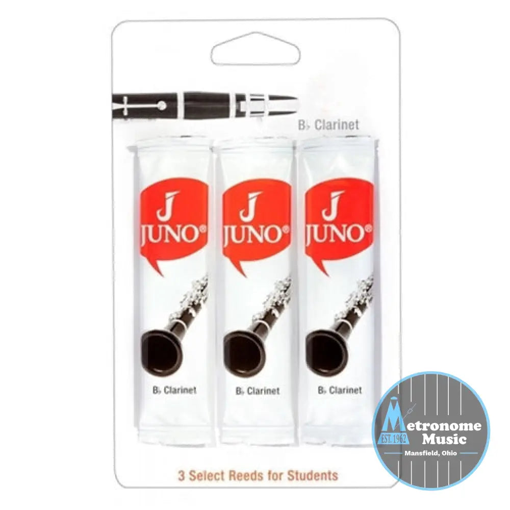 Vandoren JUNO 3-Pack Bb Clarinet Reeds #2.5 - Metronome Music Inc.