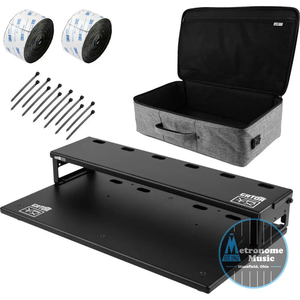 Vertex Tour Compact 23″ x 13″ Pedalboard & 23″ x 6″ Riser - Metronome Music Inc.