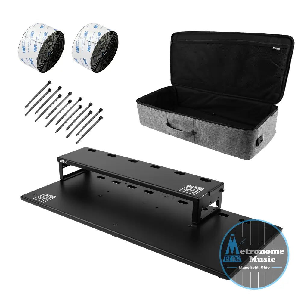 Vertex Tour Elite 31″ x 13″ Pedalboard & 23″ x 6″ Riser - Metronome Music Inc.
