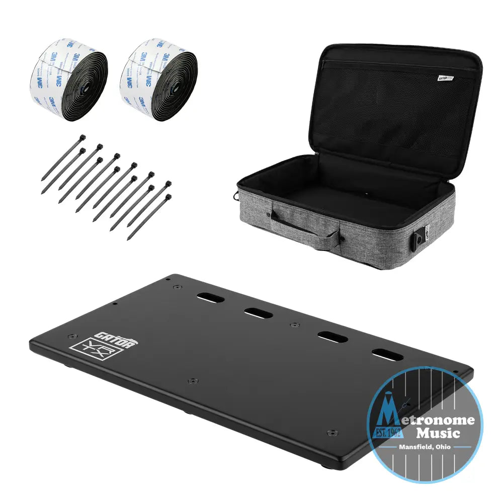 Vertex Travel Lite 17″ x 10″ Pedalboard w/ Bag - Metronome Music Inc.