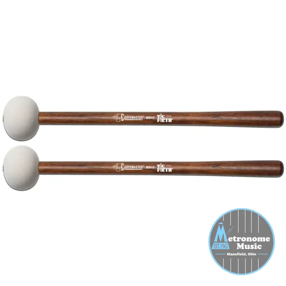 Vic Firth MB4H Corpsmaster Marching Bass, Extra Hard Head, Hard Mallets - Metronome Music Inc.