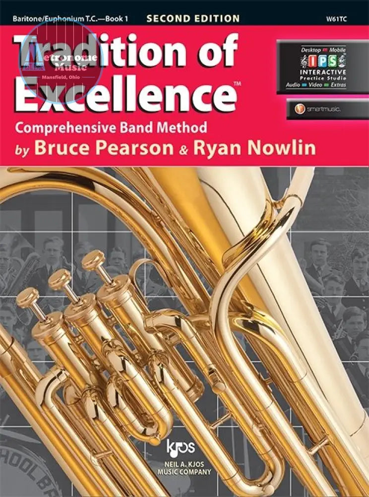 Tradition of Excellence Book 1- Baritone/Euphonium T.C. - Metronome Music Inc.