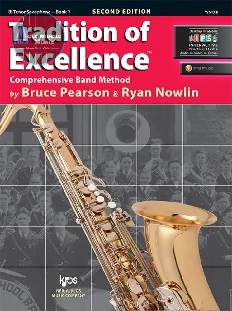 Tradition of Excellence Book 1- Bb Tenor Saxophone - Metronome Music Inc.