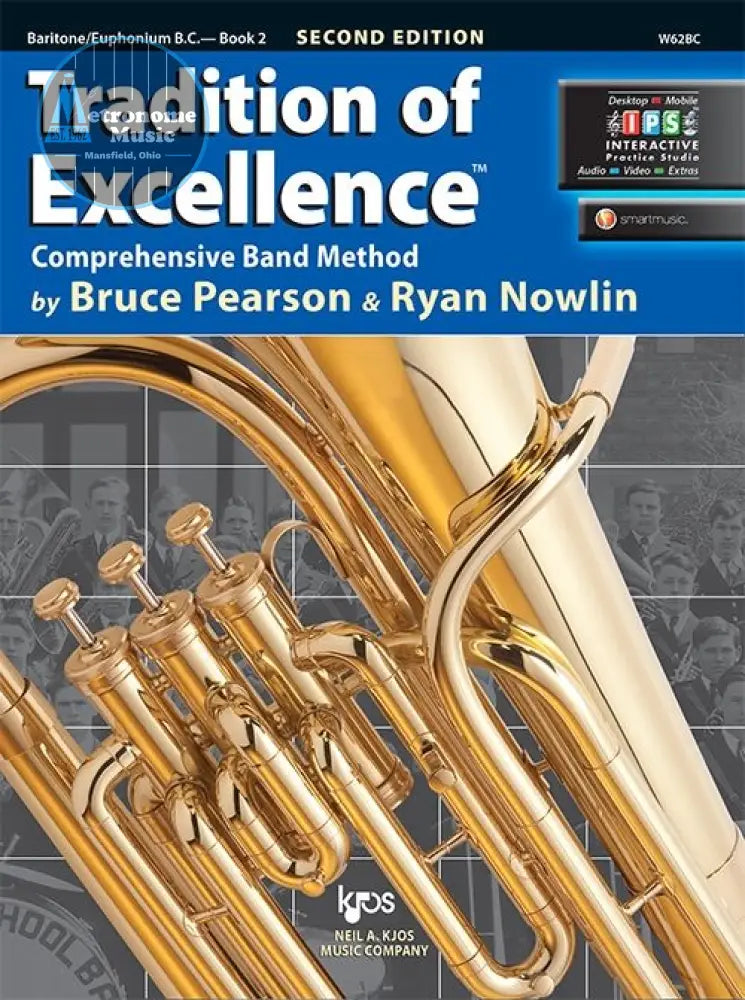 Tradition of Excellence Book 2 - Baritone/Euphonium B.C. - Metronome Music Inc.