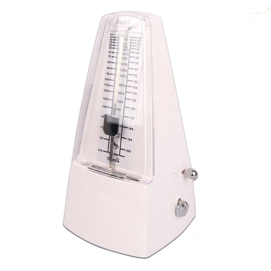 Cherub WSM-330 Mechanical Metronome, White - Metronome Music Inc.
