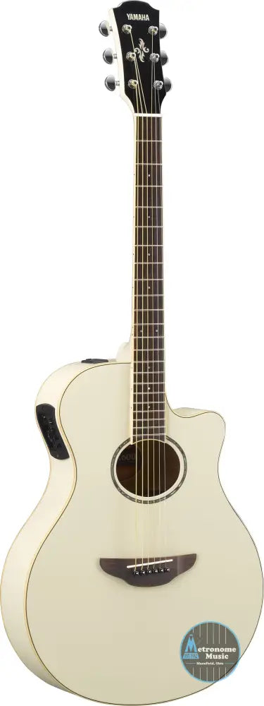 Yamaha APX600 Thinline Acoustic-Electric - Vintage White