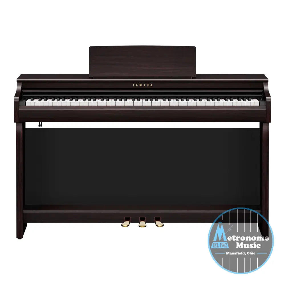 Yamaha Clavinova CLP-825 Digital Piano w/Bench - Dark Rosewood - Metronome Music Inc.