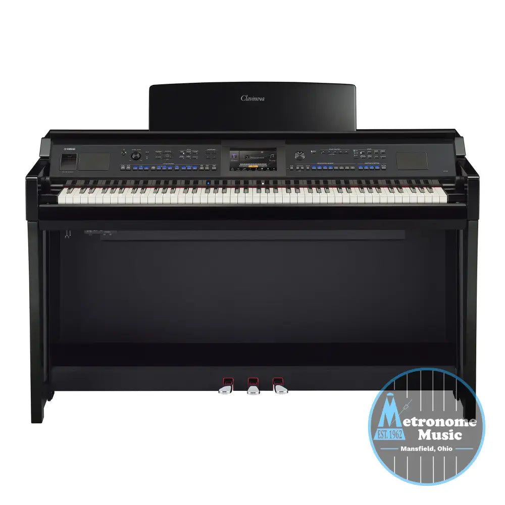 Yamaha Clavinova CVP-905 Digital Piano w/Bench - Polished Ebony - Metronome Music Inc.