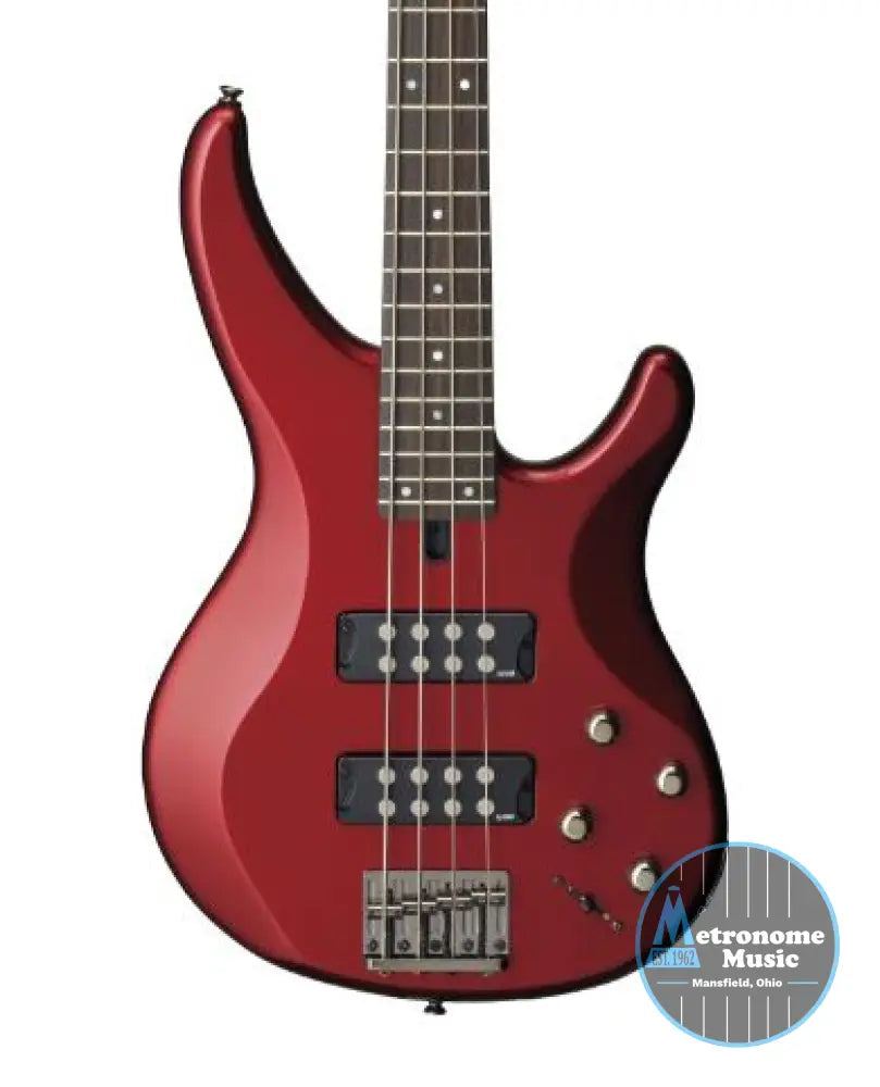 Yamaha TRBX304 4-String Electric Bass - Candy Apple Red - Metronome Music Inc.