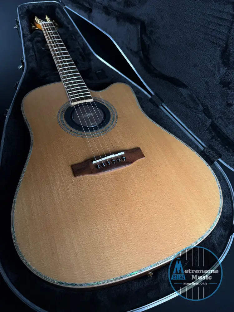 Zager ZAD900CE/AURA/N w/Hardshell Case - Natural (2024) - Acoustic Guitar