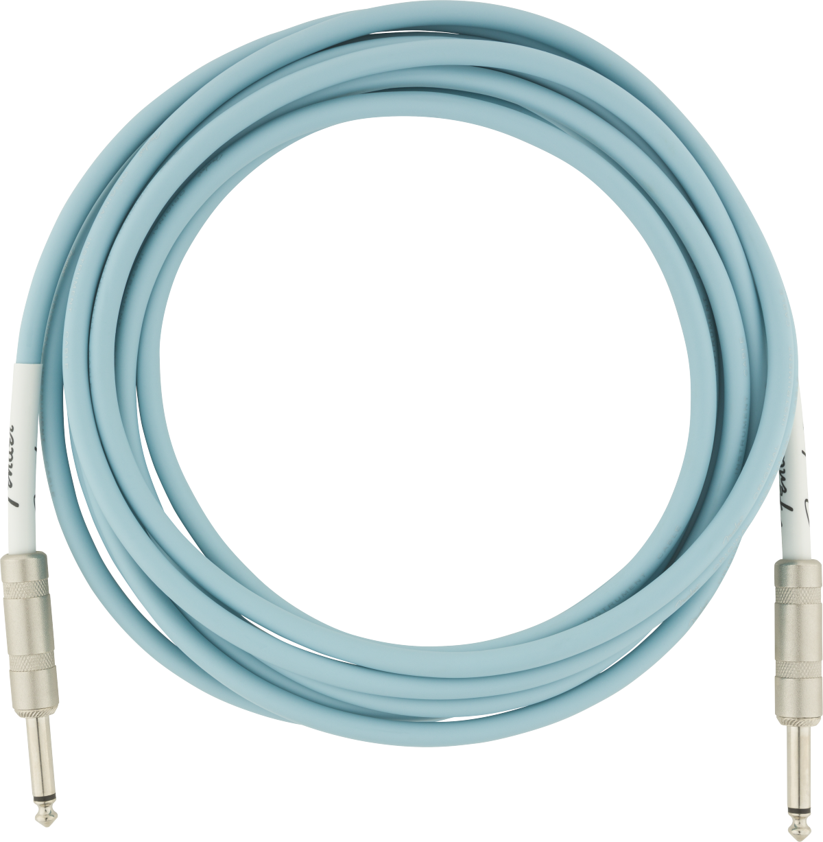 Fender Original Series Instrument Cable, Daphne Blue- 10ft - Metronome Music Inc.