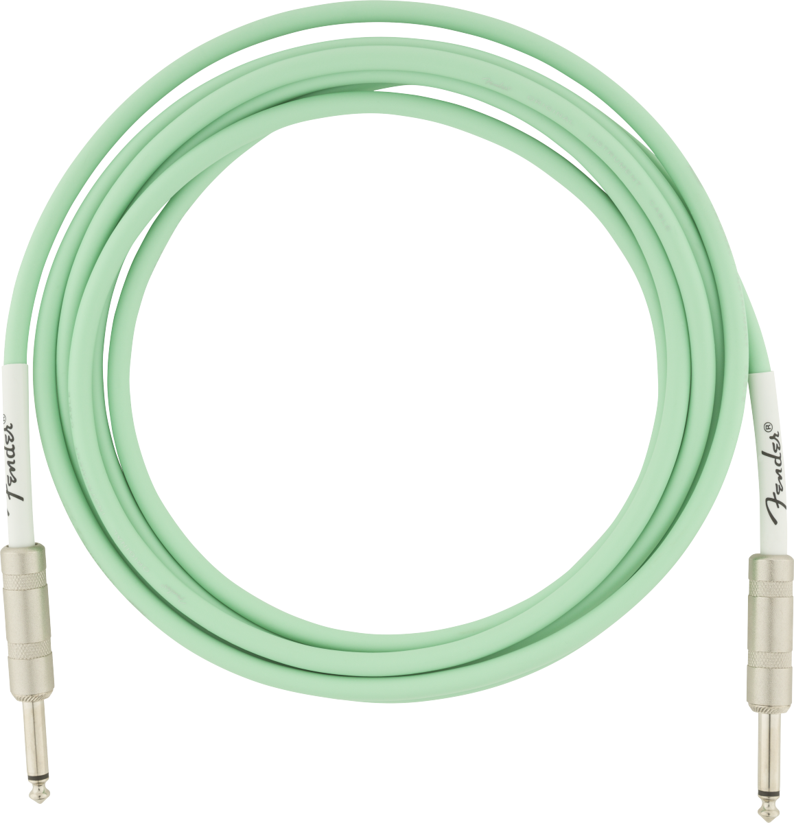 Fender Original Series Instrument Cable, Surf Green- 10ft - Metronome Music Inc.