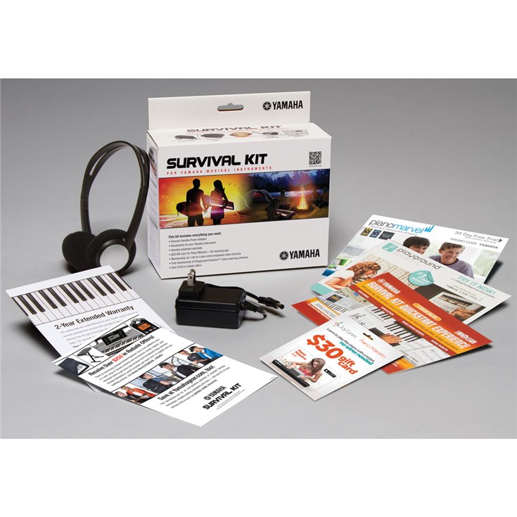 Yamaha PSR-E473 61-Key Portable Keyboard w/Survival Kit - Metronome Music Inc.