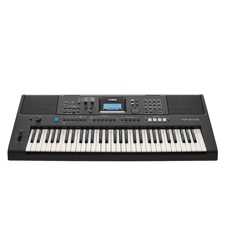 Yamaha PSR-E473 61-Key Portable Keyboard w/Survival Kit - Metronome Music Inc.