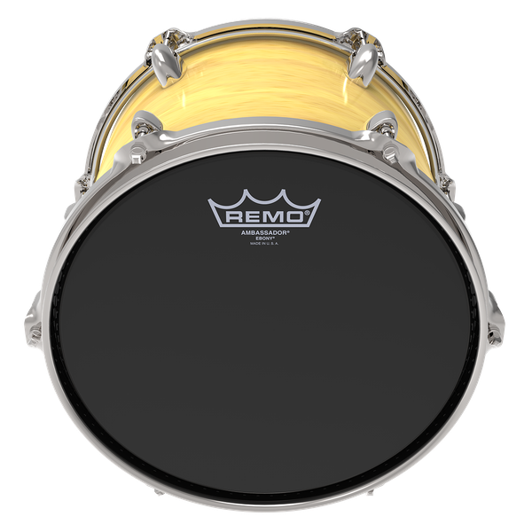 Remo Ambassador Ebony Drumhead- 16" - Metronome Music Inc.
