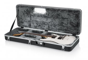 Gator Classic Deluxe Molded Case with LED Light for Electric Guitars - Metronome Music Inc.