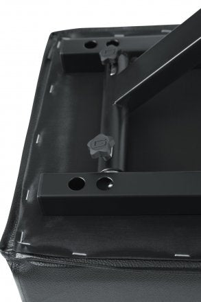 Gator Frameworks standard black keyboard bench with deluxe seat - Metronome Music Inc.