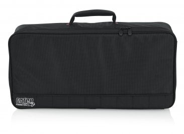 Gator White Large aluminum pedal board with Gator carry bag and bottom mounting power supply bracket - Metronome Music Inc.